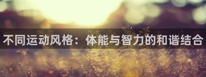 yy易游体育米乐：不同运动风格：体能